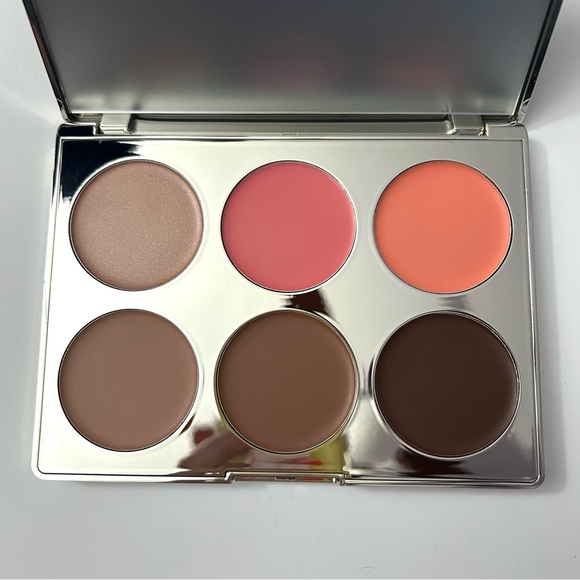 NEW IN BOX Iconic London Multi-Use Cream Blush Bronzer & Highlighter Palette - Picture 7 of 11